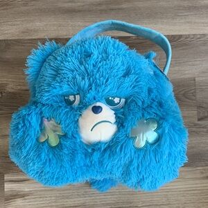 Jumbo Blue Care Bears Grumpy Toy Basket Way to Celebrate 15.5” CareBears Dan Dee
